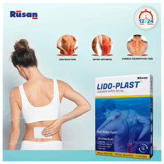 Lido Plast 350Mg Patches 5
