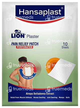 Hansaplast Lion 17cm X 11cm Pain Relief Patch 10