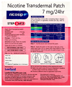 Nicosip 7 Transdermal Patches 7