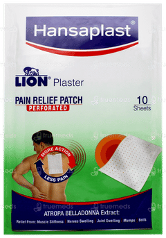 Hansaplast Lion Plaster 16cm X 10cm Pain Relief Patch Sheets 10