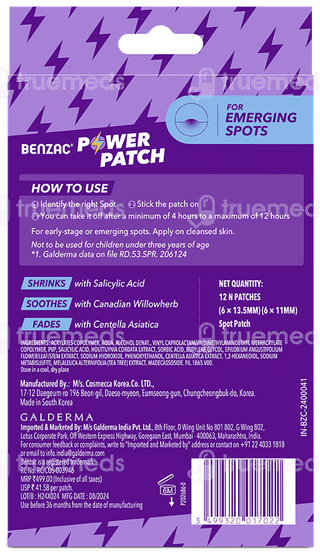 Benzac Fast Fix 3 In 1 Technology Power Patch 12