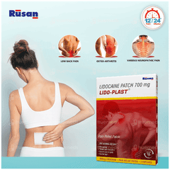 Lido Plast 700Mg Patches 3