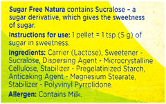 Sugar Free Natura Pellets 200
