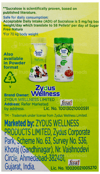 Sugar Free Natura Pellets 300