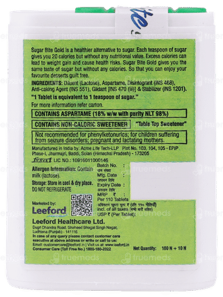 Sugar Bite Gold Pellets 100+10