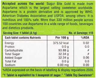 Sugar Bite Gold Pellets 100+10