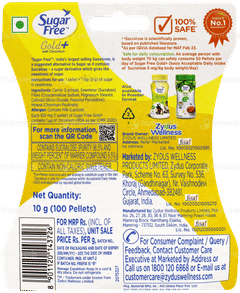 Sugar Free Gold+ With Chromium Pellets 100