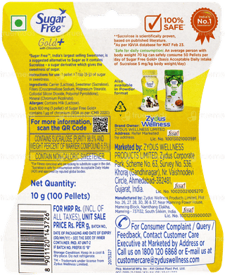 Sugar Free Gold+ With Chromium Pellets 100
