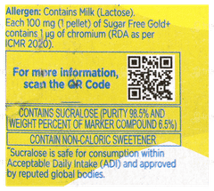 Sugar Free Gold + With Chromium Pellets 50