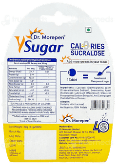 Dr Morepen Ysugar Pellets 100