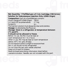 Nobeglar Uno 100iu Prefilled Pen 3ml