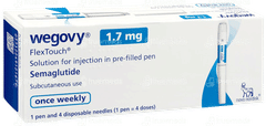 Wegovy 1.7mg Flextouch Pre Filled Pen 3ml