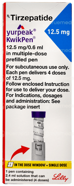 Yurpeak 12.5mg Kwikpen 2.4ml