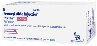 Poviztra Flextouch Pre Filled Pen 0.5mg Combipack 1.5ml With Disposable Needles 4