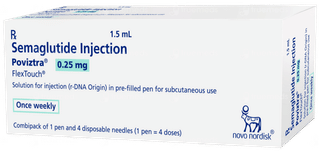 Poviztra Flextouch Pre Filled Pen 0.25mg Combipack 1.5ml With Disposable Needles 4