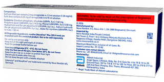 Extensior 0.25mg Combipack Pre Filled Pen 1.5ml With Disposable Needles 4