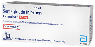 Extensior 0.5mg Combipack Pre Filled Pen 1.5ml With Disposable Needles 4