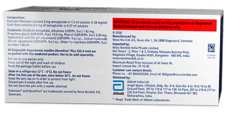 Extensior 0.5mg Combipack Pre Filled Pen 1.5ml With Disposable Needles 4