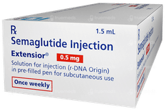 Extensior 0.5mg Combipack Pre Filled Pen 1.5ml With Disposable Needles 4