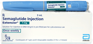 Extensior 1Mg Combipack Pre Filled Pen 3Ml With Disposable Needles 4