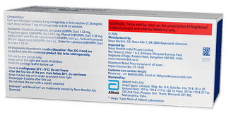 Extensior 1mg Combipack Pre Filled Pen 3ml With Disposable Needles 4