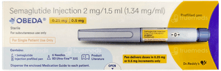 Obeda 0.25mg/0.5mg Pre Filled Pen 1.5ml With 32g Needles 6
