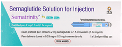 Sematrinity 0.25mg/0.5mg Combipack Pre Filled Pen 1.5ml With Disposable Hypodermic Needles 6