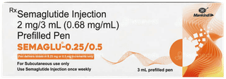 Semaglu 0.25/05 Prefilled Pen 3ml With 32g Needles 4