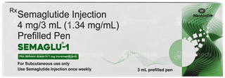 Semaglu 1 Prefilled Pen 3ml With 32g Needles 4