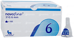 Novofine Needle 31g 6 Mm Pack Of 100 Novofine Needle 31g 6 Mm Pack Of 100