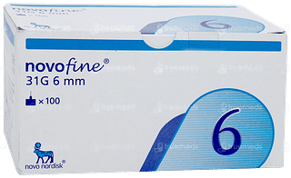 Novofine Needle 31 G 6 Mm Pack Of 100