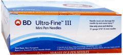 Bd Ultra Fine Iii 5Mm 31G Mini Pen Needle 5 Bd Ultra Fine Iii 5Mm 31G Mini Pen Needle 5