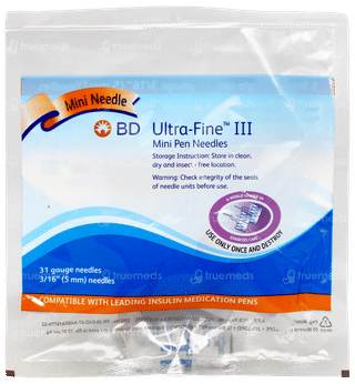 Bd Ultra Fine Iii 5Mm 31G Mini Pen Needle 5