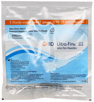 Bd Ultra Fine Iii 5Mm 31G Mini Pen Needle 5