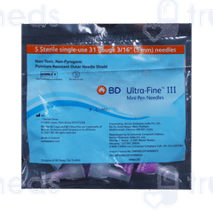 Bd Ultra Fine Iii 5Mm 31G Mini Pen Needle 5