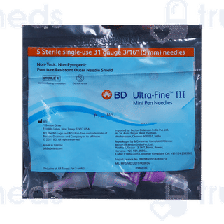 Bd Ultra Fine Iii 5Mm 31G Mini Pen Needle 5