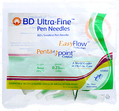 Bd Ultra Fine Pen Needle Easyflow Technology Penta Point Comfort 4mm 32g 5