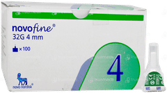 Novofine 32G 4 Mm Needle 100