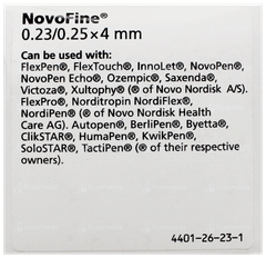Novofine 32G 4 Mm Needle 100
