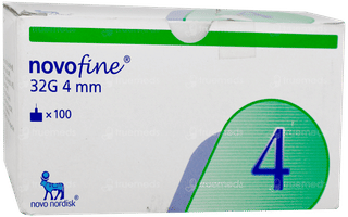 Novofine 32G 4 Mm Needle 100
