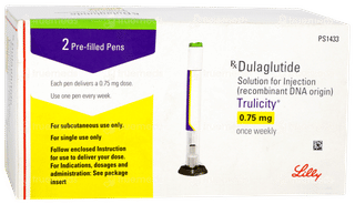 Trulicity 0.75mg Pre Filled Pen 0.5ml Pack Of 2 Injections