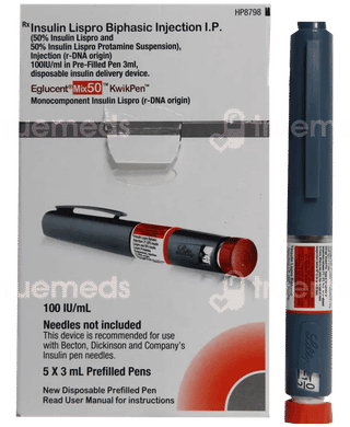 Eglucent Mix50 100Iu Kwikpen 3Ml
