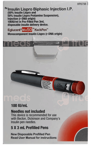 Eglucent Mix50 100Iu Kwikpen 3Ml