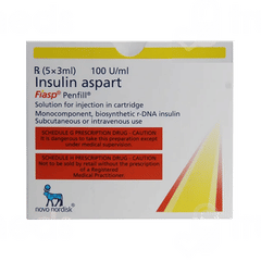 Fiasp Penfill 100iu Cartridges 3ml Pack Of 5 Injections Fiasp Penfill 100iu Cartridges 3ml Pack Of 5 Injections