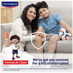 Hansaplast Regular Antiseptic Strips 10