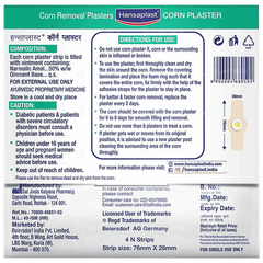 Hansaplast Corn Plaster Strips 4