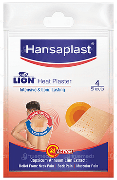 Hansaplast Lion Heat Plaster Sheets 4 Hansaplast Lion Heat Plaster Sheets 4