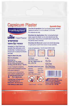 Hansaplast Lion Heat Plaster Sheets 4