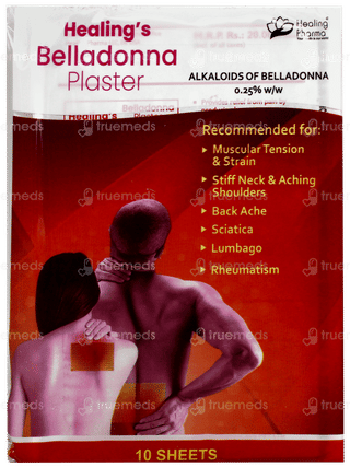 Healings Belladonna Plaster Pack Of 10