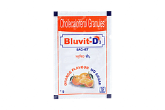 Bluvit D3 Orange Flavour Sugar Free Granules 1gm